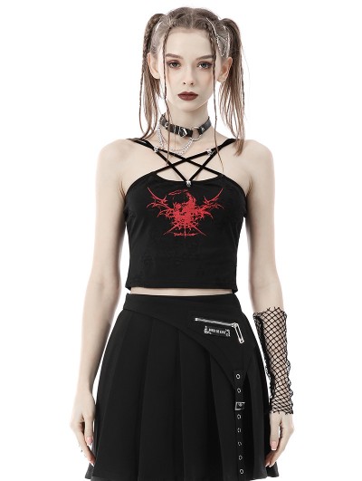 pentagram halter top