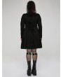 Punk Rave Black Gothic Punk High Neck Long Sleeve Daily Wear Plus Size Dress