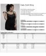 Punk Rave Black Retro Gothic Velvet Short Plus Size Dress