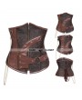 Brown Steampunk Underbust Corset