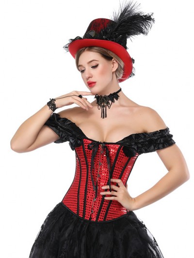 トップス theredthread S burlesque corset THEREDTHREAD】S burlesque corset
