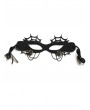 Black Gothic Halloween Masquerade Spider Web Mask