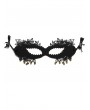 Black and Gold Pendant Fancy Ball Gothic Eye Mask
