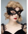 Black Rose Sexy Princess Gothic Half Face Mask