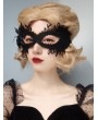 Black Rose Sexy Princess Gothic Half Face Mask