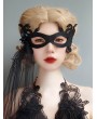 Snake Medusa Black Gothic Sexy Eye Mask with Tulle