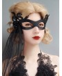 Snake Medusa Black Gothic Sexy Eye Mask with Tulle