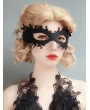 Sexy Girl Black Gothic Half Face Mesh Mask