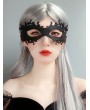 Sexy Girl Black Gothic Half Face Mesh Mask