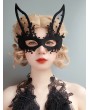 Bunny Girl Black Gothic Cosplay Halloween Mask