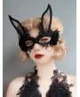 Bunny Girl Black Rose Sexy Gothic Halloween Mask