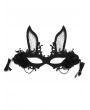 Bunny Girl Black Rose Sexy Gothic Halloween Mask