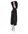 Punk Rave Black Gothic Cute Cat Pattern Long Ear Loose Hoodies for Women