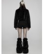 Punk Rave Black Gothic Punk Cool Girl Hairy Leg Warmer