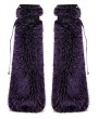 Punk Rave Violet Gothic Punk Cool Girl Hairy Leg Warmer