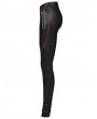 Punk Rave Black and Red Gothic Punk Long Leggings for Women