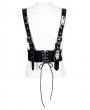 Punk Rave Black Gothic Punk PU Leather Metal Buckles Belt Harness