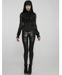 Punk Rave Black Gothic Sexy Hollow-out Lace Applique Daily Leggings for Women