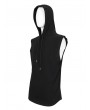 Devil Fashion Black Gothic Simple Casual Hooded Sleeveless T-Shirt for Men