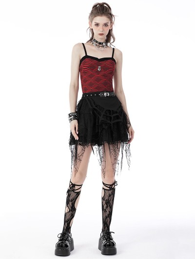 Dark Star PVC Black and Red Cobweb Stud Gothic Shoulder Bag [DS/BG/7463R] -  $50.99 : Mystic Crypt, the most unique, hard to find items at ghoulishly  great prices!
