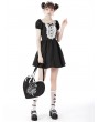 Dark in Love Black and White Gothic Lolita Adventures of Little Bear Shoulder bag