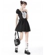 Dark in Love Black and White Gothic Lolita Adventures of Little Bear Shoulder bag