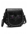 Black Vintage Gothic Large Capacity Shoulder Chain Bag