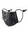 Black Punk Rock Rivet Skull PU Leather Unisex Gothic Mask