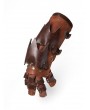 Black Steampunk Robot Arm Halloween Party PU Leather Gloves