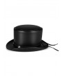 Black/Brown Vintage Industrial Style PU Leather Unisex Gothic Bowler Hat