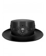 Black Halloween Cosplay Gothic Plague Doctor Punk Magician Hat