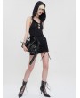 Devil Fashion Black Gothic Punk PU Leather Skull Rivet Handbag