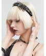 Devil Fashion Black Gothic Punk Metallic Skeleton Pin Headband