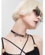 Devil Fashion Black Gothic Punk Chain Pendant Choker Necklace