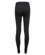 Devil Fashion Black Sexy Gothic Patterned Semi-Transparent Skinny Leggings for Women