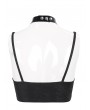 Devil Fashion Black Sexy Gothic Punk Halter Bra Tank Top for Women