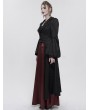 Eva Lady Black Gothic Retro Long Tail Coat for Women