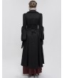 Eva Lady Black Gothic Retro Long Tail Coat for Women