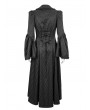 Eva Lady Black Gothic Retro Long Tail Coat for Women