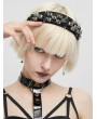 Devil Fashion Black and Silver Skull Gothic Punk Fashion Headband for Women