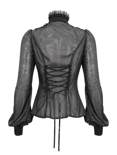 ZZEQYG Victorian Blouse Womens Gothic Pirate Shirt Vintage