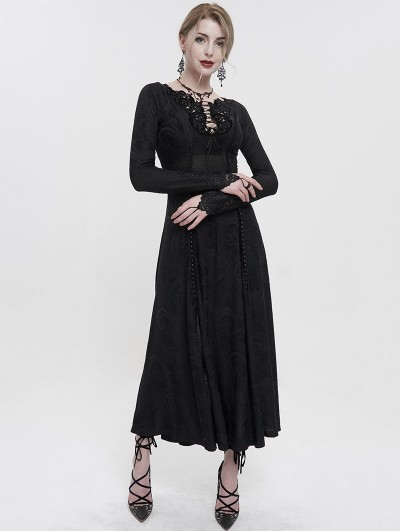 AMERI　Vintage　Antique Lace Dress / Black s-l400.png
