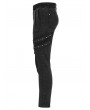 Punk Rave Black Gothic Punk Post Apocalyptic Slim Fit Denim Pants for Men