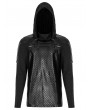 Punk Rave Dark Gothic Punk Daily Wear Long Sleeve Hooded T-Shirt for Men