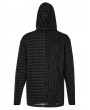 Punk Rave Black Gothic Daily Asymmetric Spliced Long Sleeve Hooded T-Shirt for Men