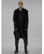 Punk Rave Dark Gothic Irregular Gauze Loose Long Sweatshirt Vest for Men