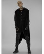 Punk Rave Dark Gothic Irregular Gauze Loose Long Sweatshirt Vest for Men