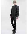 Devil Fashion Black Gothic Punk Rock Daily Wear Short Jacket for Men