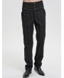 Devil Fashion Black Stripe Gothic Vintage Long Fit Party Pants for Men