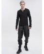 Devil Fashion Black Gothic Punk Rivet Daily Wear Long Loose Pants for Men